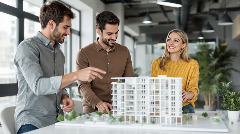 model of a multifamily apartment building