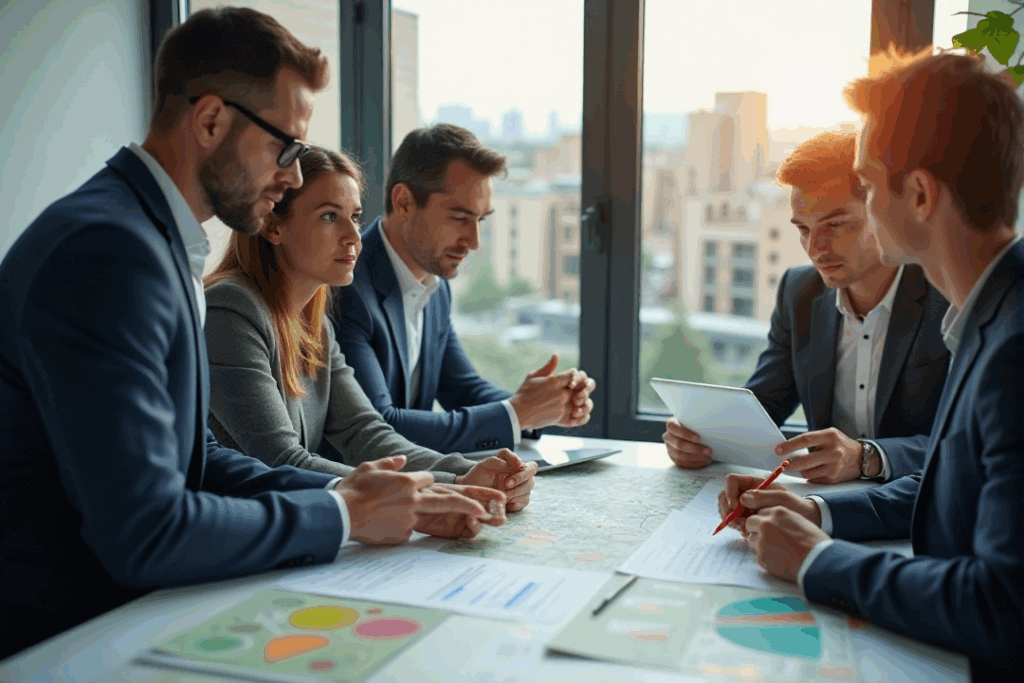  a real estate investor working with a development team.